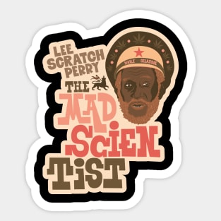 Lee Scratch Perry - The Mad Scientist: Dub Icon Tribute Design Sticker